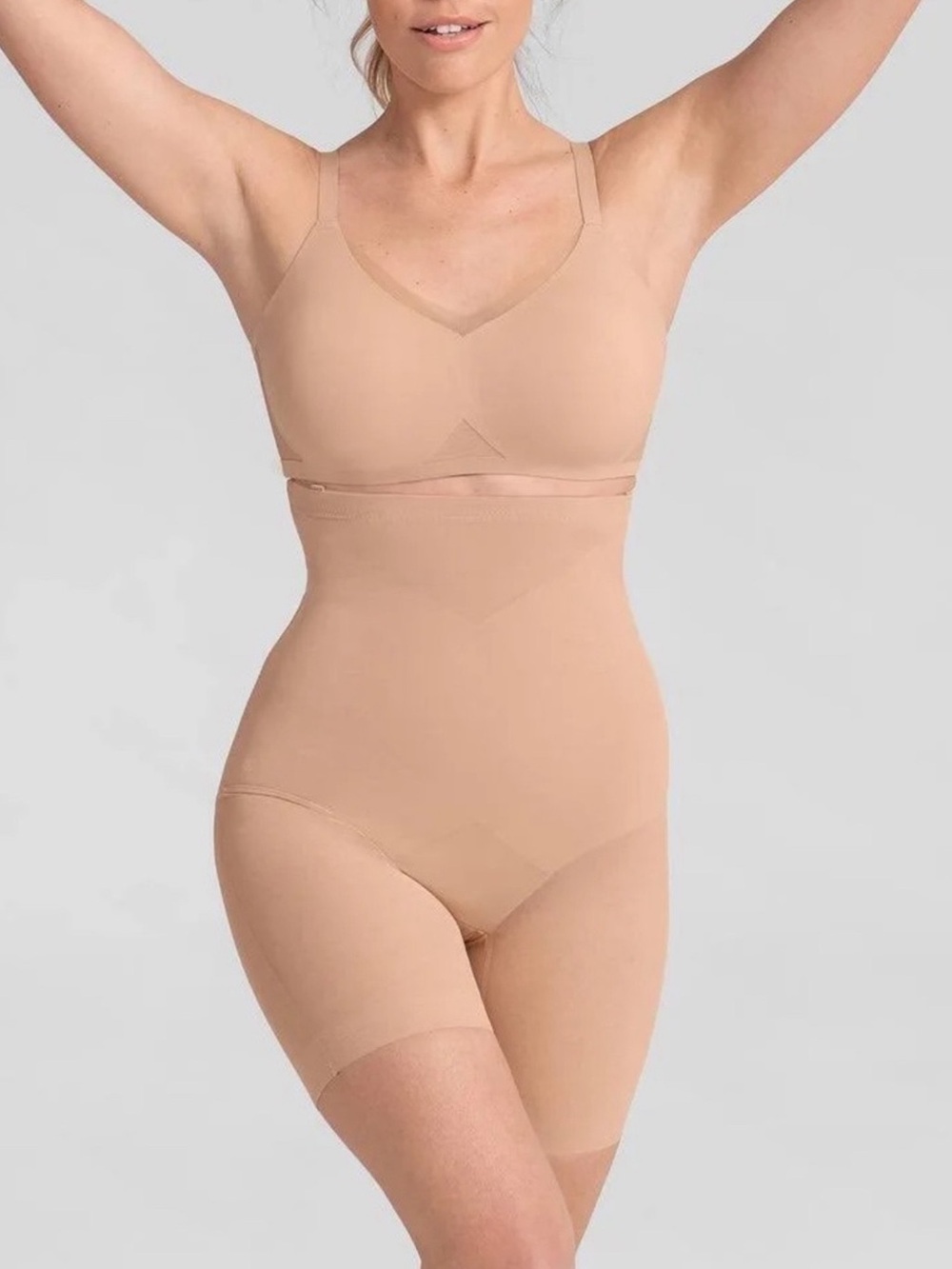 Honeylove Sand SuperPower Shorts Shapewear Size 1X